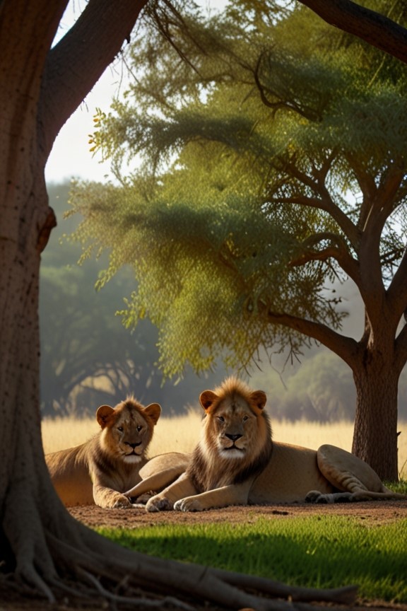 동물의 왕 사자도 나무 위에서 잔다고..?! (Can You Believe Lions Sometimes Sleep in Trees?!)