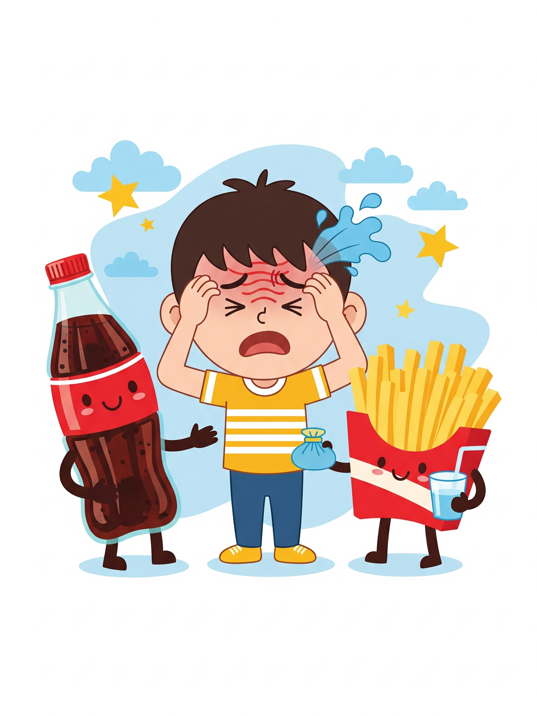 콜라🥤+감자튀김🍟이 편두통에 효과 있다고?(Coke+Fries Help with Migraines?)