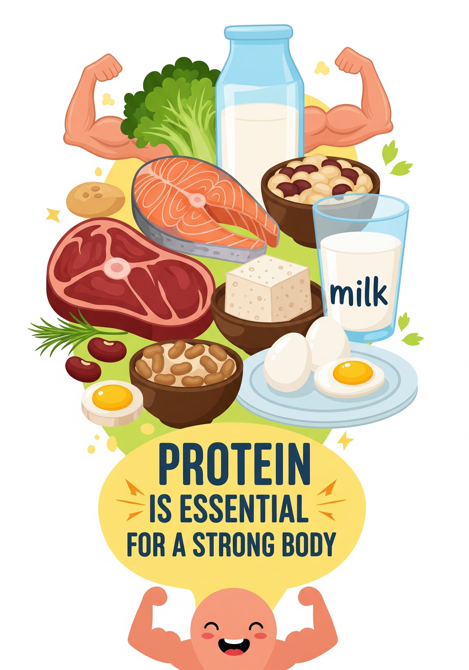 내 몸에 필요한 단백질 양은 맞춤옷처럼 정해져 있어요!(The amount of protein your body needs is like a custom fit!)