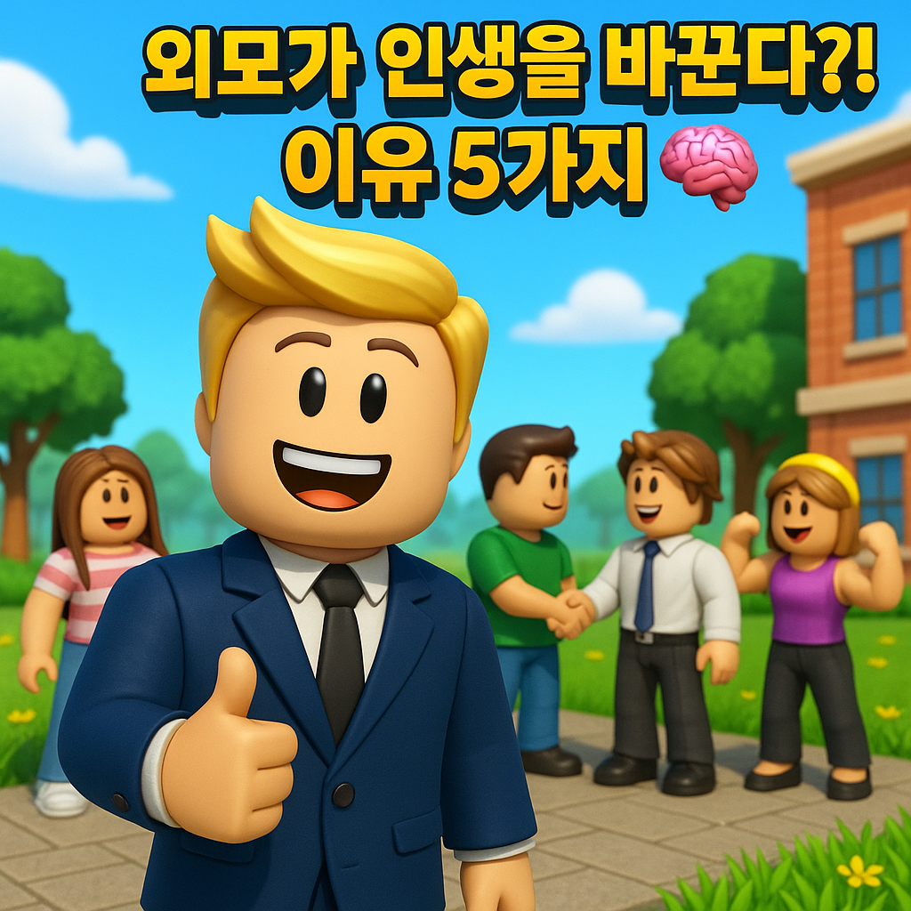 외모가 인생을 바꾼다! 이유 5가지🧠(Looks Can Change Your Life)